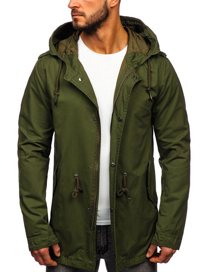 Geacă parka verde Bolf 5391