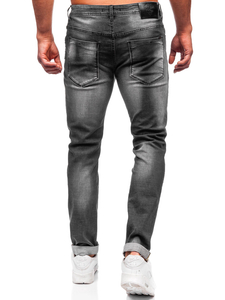 Blugi pentru bărbați, negri, slim fit, Bolf MP0171N