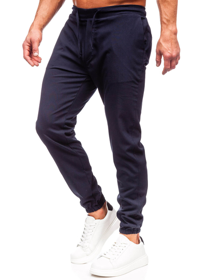 Pantaloni joggers albastru-cerneală Bolf 0065