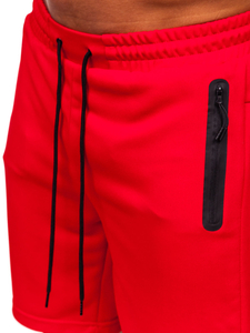 Pantaloni de trening roșii pentru bărbați Bolf 17K532