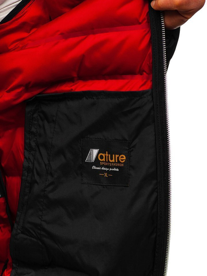 Geacă de iarnă neagră Bolf 5332