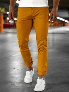 Pantaloni portocaliu chinos Bolf 1146