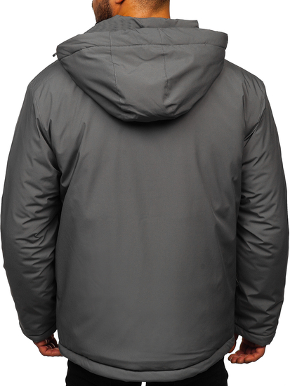 Geacă de iarnă sport grafit Bolf HH011