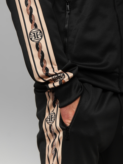 Trening negru cu glugă Bolf 3A167