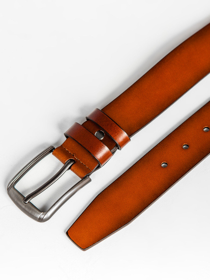 Curea de piele maro pentru bărbați Bolf 831