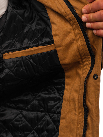 Geacă din bumbac camel Bolf 10290