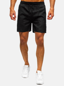 Pantaloni scurți de baie bărbătești negri Bolf QD32