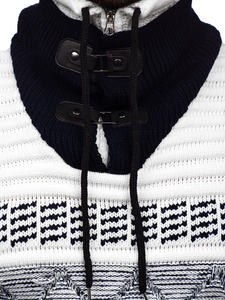 Pulover bleumarin gros Bolf 2020