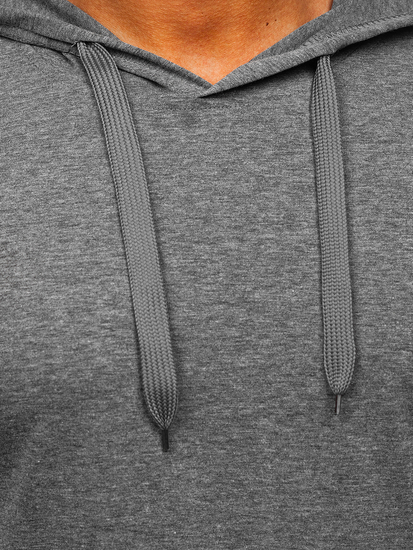 Tricou grafit cu glugă Bolf 8T89