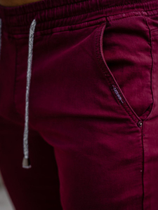 Pantaloni joggers bordo Bolf CT8808