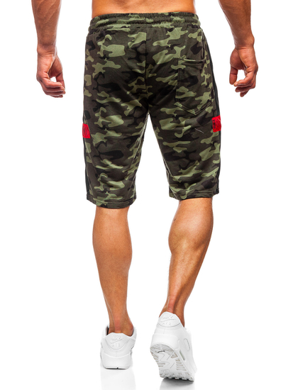 Pantaloni scurți de training army kaki Bolf HW2638