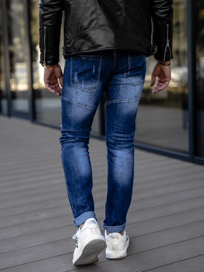 Blugi albaștri regular fit Bolf MP0050B