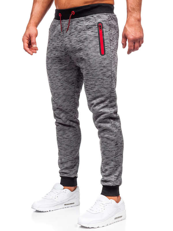 Pantaloni de trening bărbați grafit Bolf 55037
