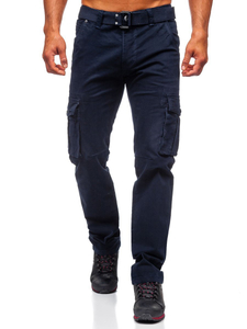 Pantaloni cargo bleumarin bărbați Bolf 1672