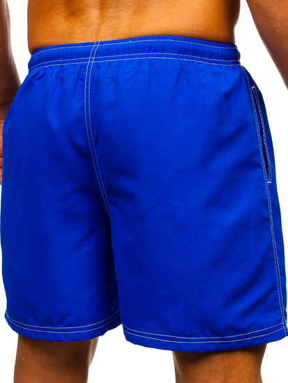 Pantaloni scurți de baie pentru bărbați albastru Bolf HN101