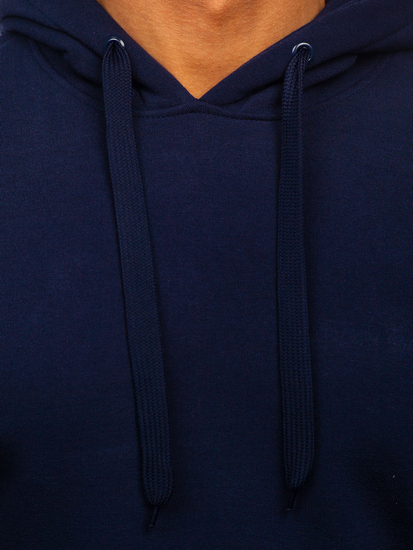 Hanoră cangur pentru bărbați, albastru bleumarin Bolf MB001