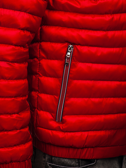 Geacă sport bărbați matlasată roșie Bolf 6574