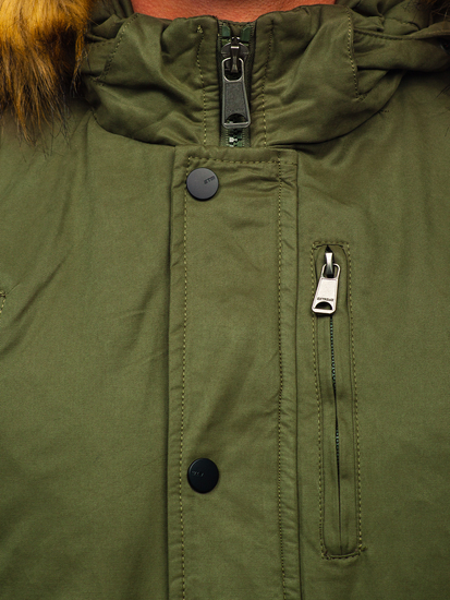 Geacă de iarnă verde Bolf 1778