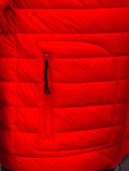 Geacă roșie matlasată Bolf 13007