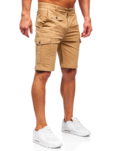 Pantaloni scurți cargo camel Bolf MP0188K