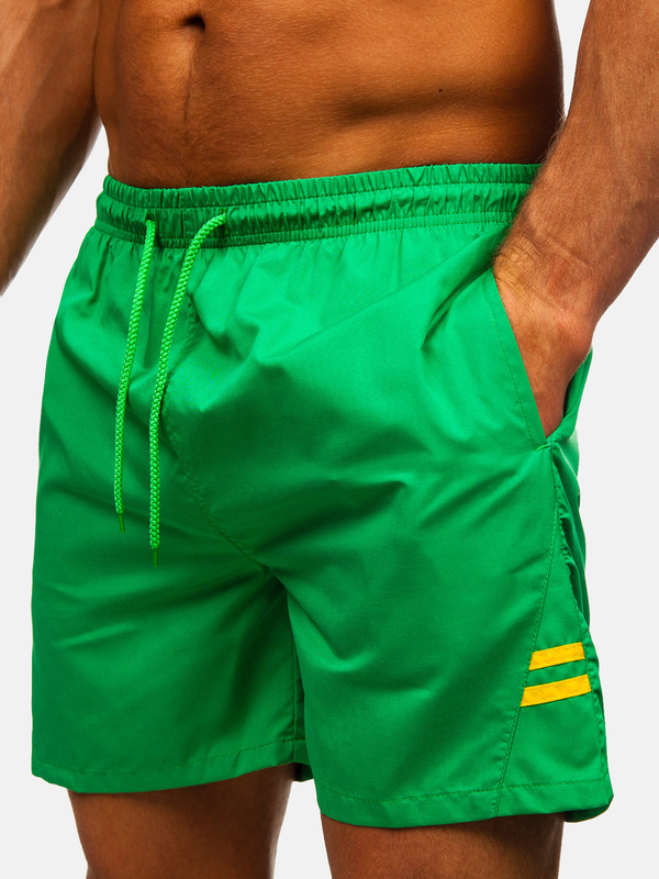 Pantaloni scurți de baie bărbătești verzi Bolf QD29