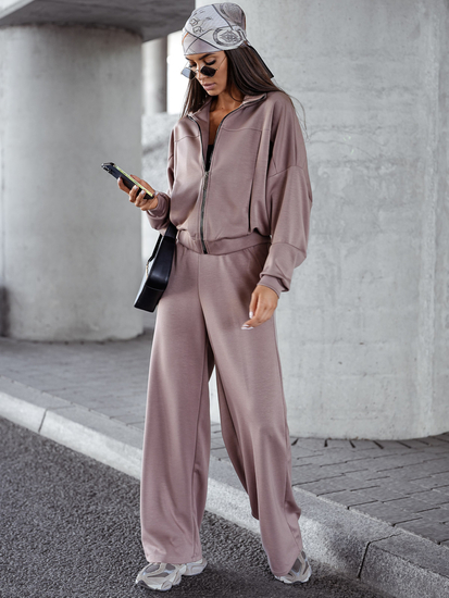 Trening cu fermoar două piese unt Cappuccino Bolf 821109