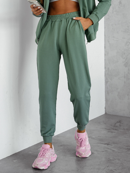 Set trening cu glugă pentru femei Kaki Bolf 821110