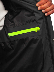 Jachetă de iarnă pentru bărbați din grafit Bolf 5M3136