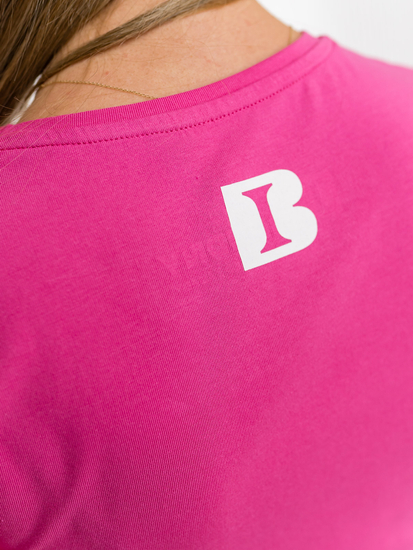 Tricou de dama roz din colectia Igor Brudny cu imprimeu 01