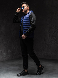 Vesta cu gluga albastra Bolf LY36A1