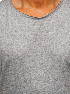 Maiou gri bărbătesc din bumbac simplu Bolf 1205A