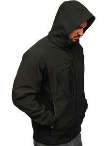 Jachetă softshell pentru bărbați, kaki Bolf T019