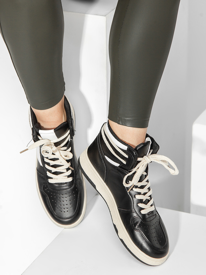 Pantofi negri de damă adidași Bolf YD650