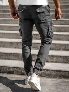 Pantaloni cargo joggers grafit Bolf 8983