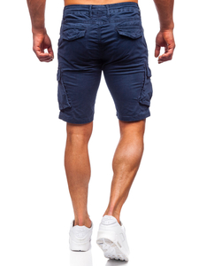 Pantaloni scurți cargo bleumarin Bolf YF2222