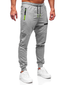 Pantaloni joggers gri Bolf K10353