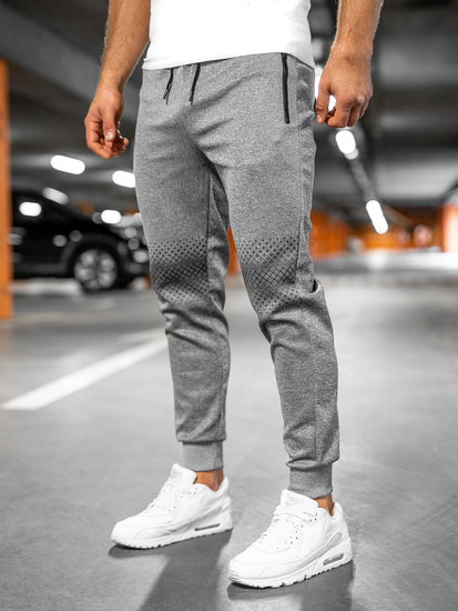 Pantaloni joggers gri Bolf HM383