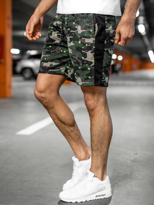 Pantaloni scurți de training kaki Bolf KS2579