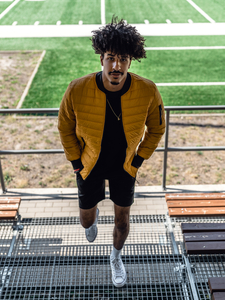 Geacă matlasată bomber camel Bolf MY-02