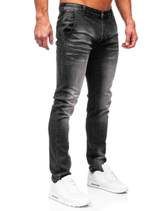 Blugi negri slim fit Bolf MP0091N