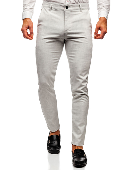 Pantaloni bej chinos Bolf 0015