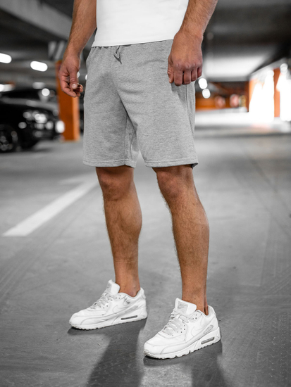 Pantaloni scurți de training gri Bolf 8K100A