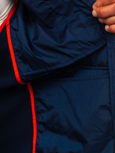 Geaca de mijloc de sezon pentru bărbați bleumarin de la Bolf EX2357