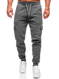Pantaloni joggers cargo grafit Bolf JX8715