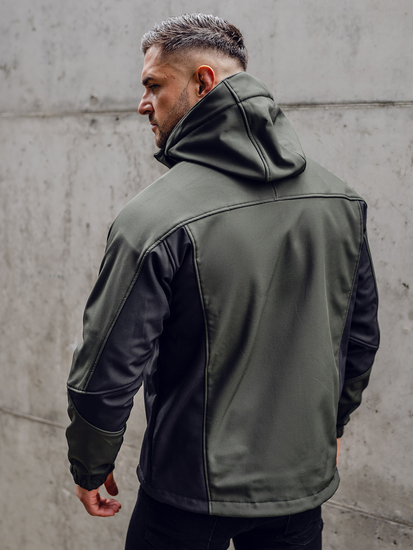 Jachetă softshell pentru bărbați, kaki Bolf T019A