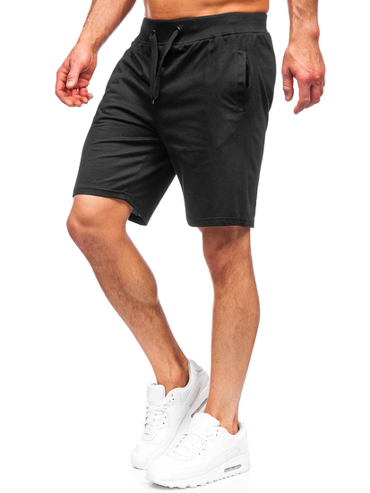 Pantaloni scurți de trening negri Bolf K10003
