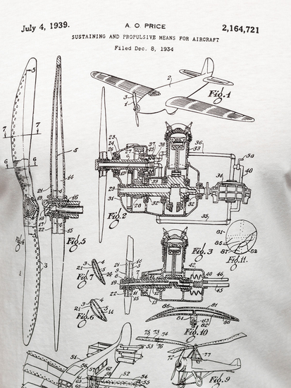 Tricou bărbătesc din bumbac alb cu imprimeu Bolf MPO3538