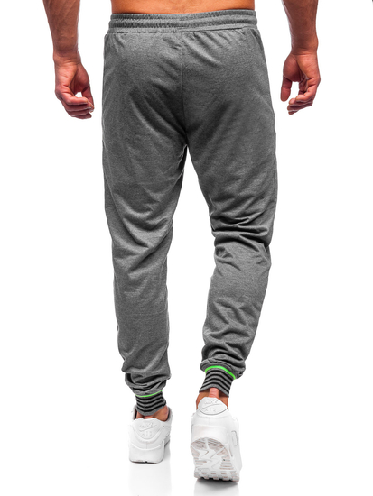 Pantaloni joggers gri-antracit Bolf K10332