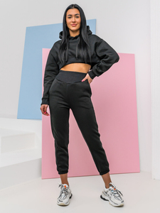 Compleu de training negri oversize dame Bolf 8C68