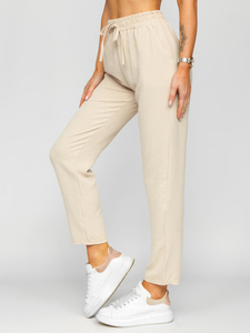 Pantaloni  bej dame Bolf W7325